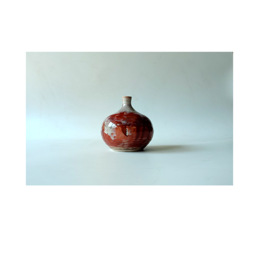 RED MOON VASE