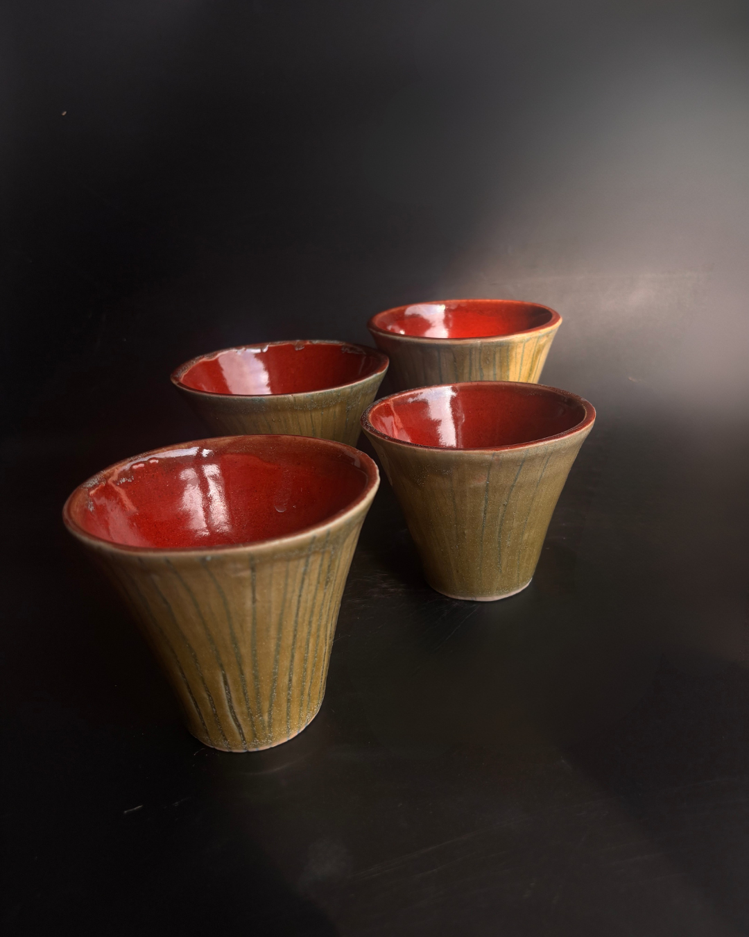 Green & Red Cups